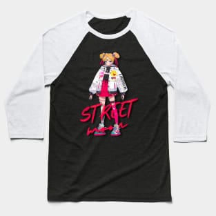Street Moon Baseball T-Shirt